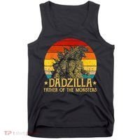 Dadzilla Father Of The Monsters Sunset Tank Top thumb 0