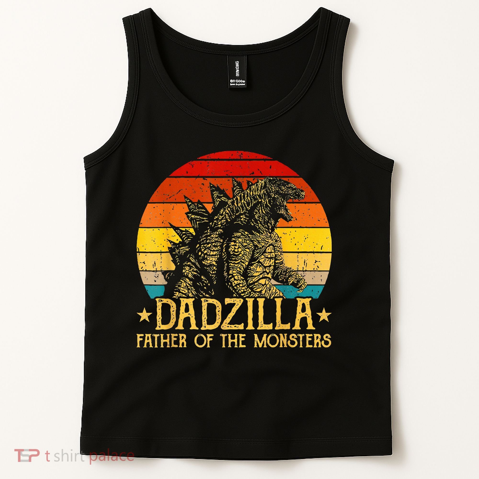 Dadzilla Father Of The Monsters Sunset Tank Top