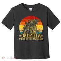 Dadzilla Father Of The Monsters Sunset Toddler T-Shirt thumb 0