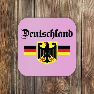 Deutschland Flag Of German Eagle Germany German Coaster