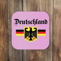 Deutschland Flag Of German Eagle Germany German Coaster thumb 0
