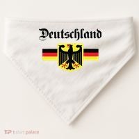 Deutschland Flag Of German Eagle Germany German USA-Made Doggie Bandana thumb 0