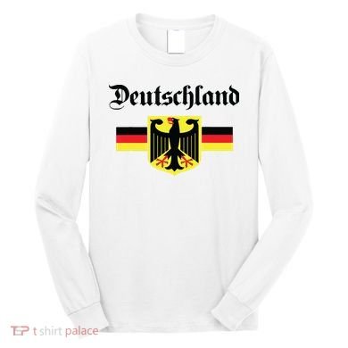 Deutschland Flag Of German Eagle Germany German Long Sleeve Shirt