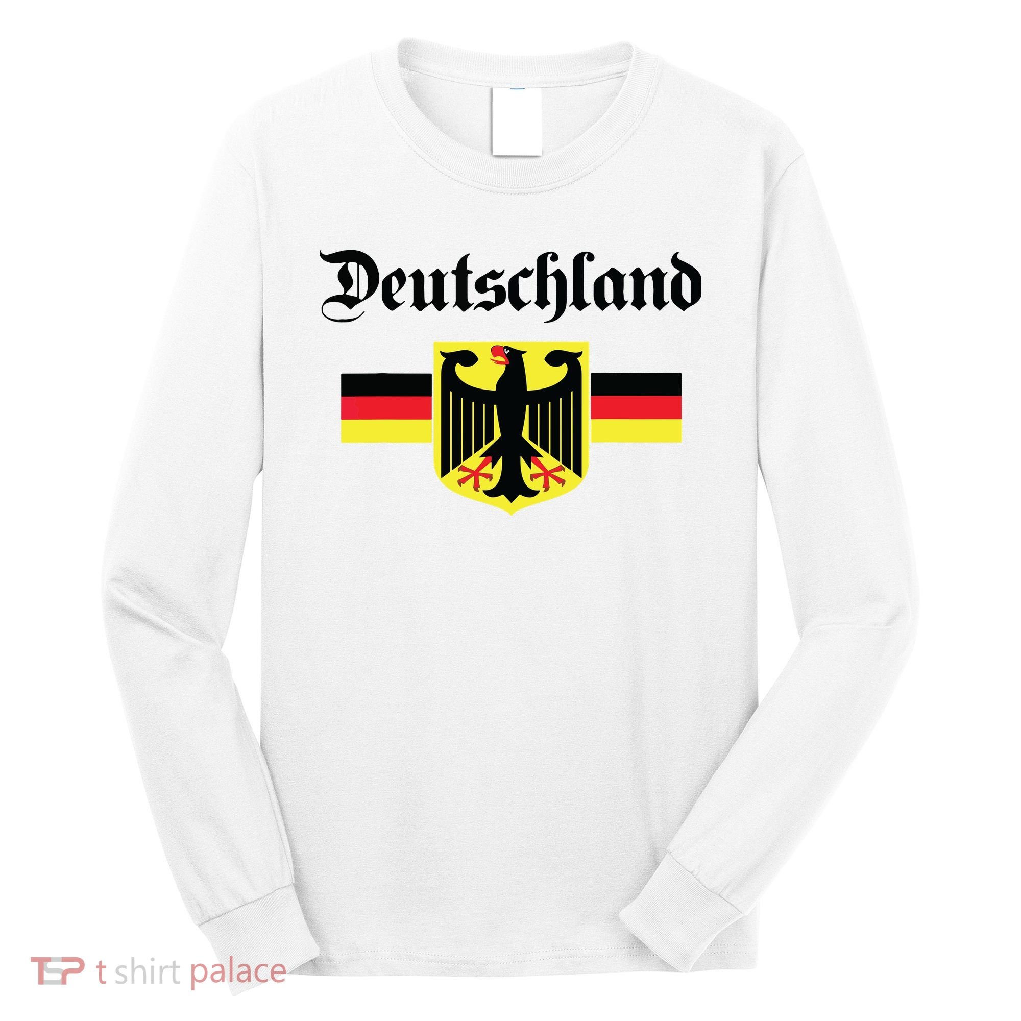 Deutschland Flag Of German Eagle Germany German Long Sleeve Shirt