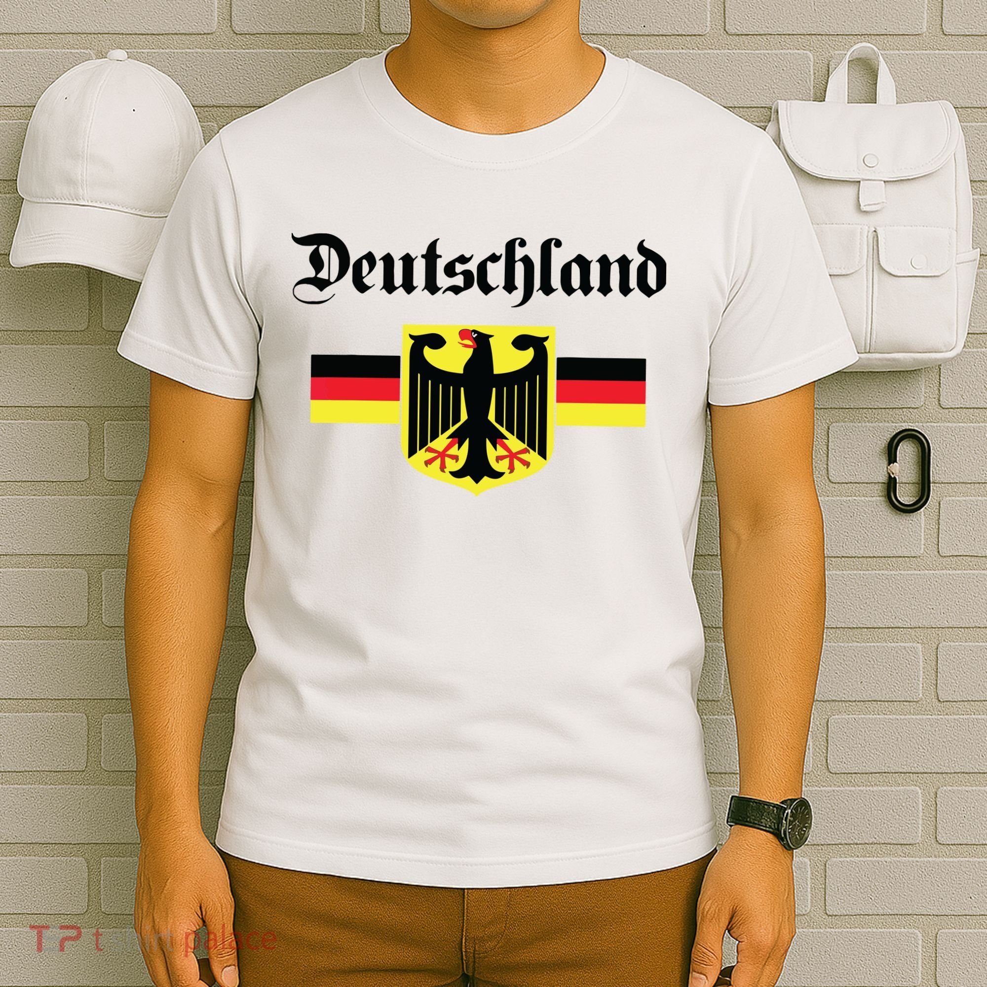 Deutschland Flag Of German Eagle Germany German T-Shirt