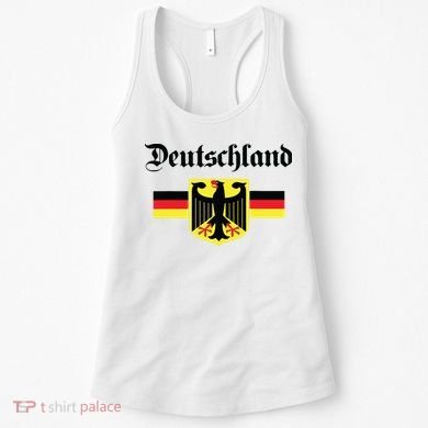 Deutschland Flag Of German Eagle Germany German Women's Tank Top