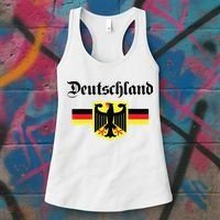Deutschland Flag Of German Eagle Germany German Women's Tank Top thumb 3