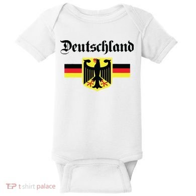 Deutschland Flag Of German Eagle Germany German Baby Bodysuit