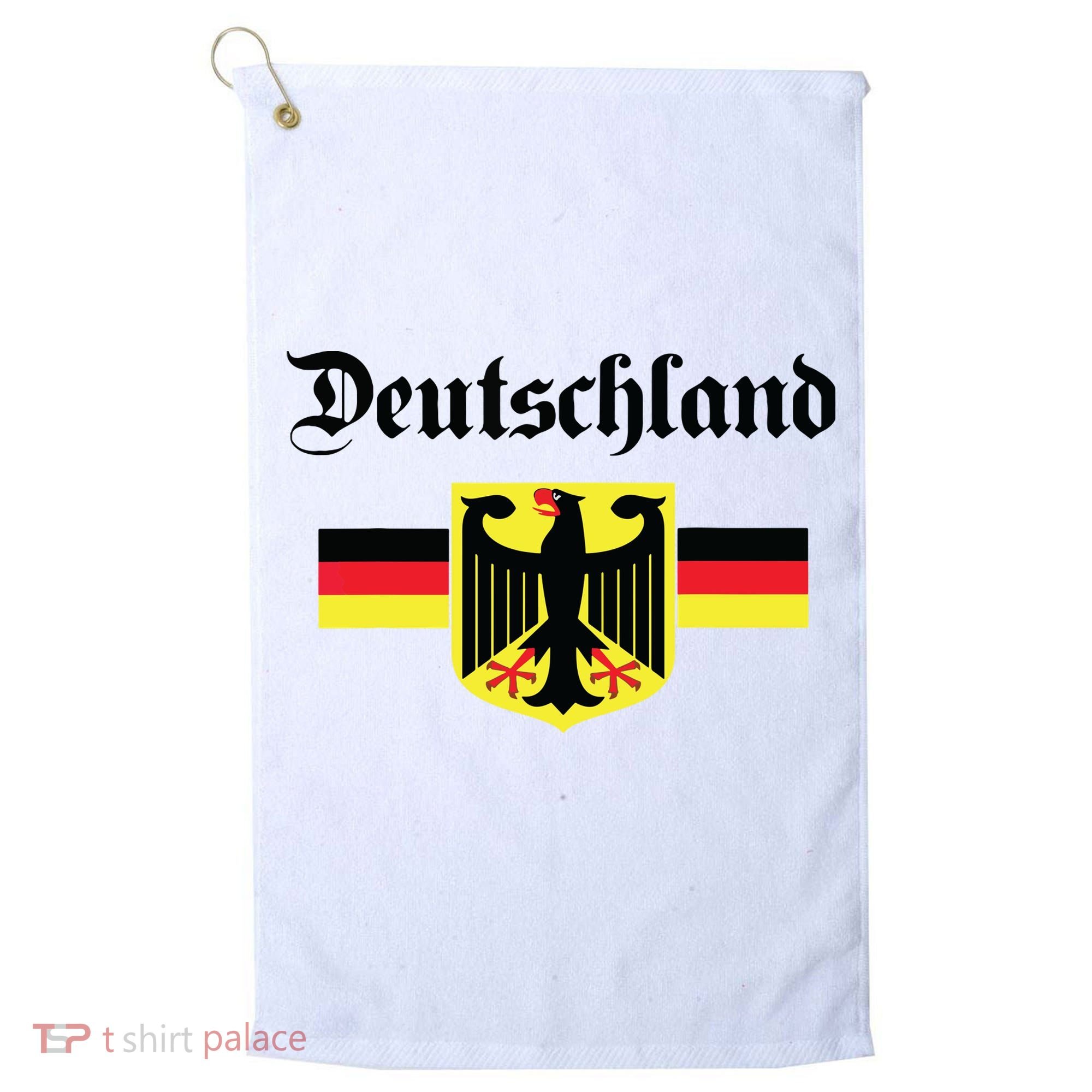 Deutschland Flag Of German Eagle Germany German Golf Towel