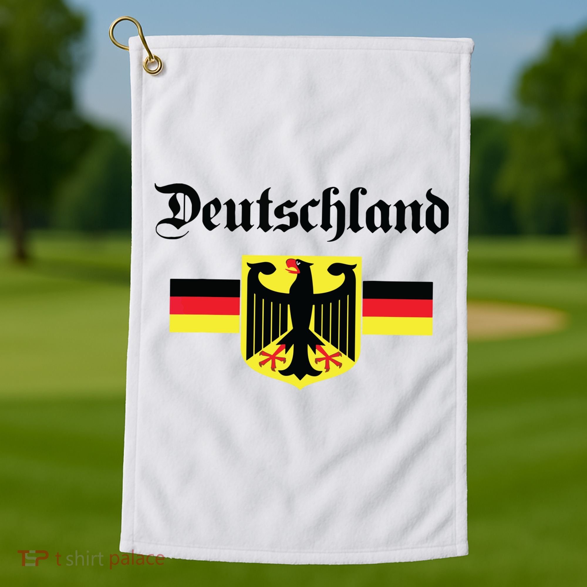 Deutschland Flag Of German Eagle Germany German Golf Towel