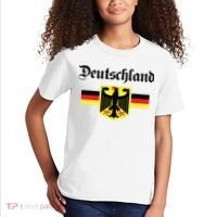 Deutschland Flag Of German Eagle Germany German Kids T-Shirt thumb 2