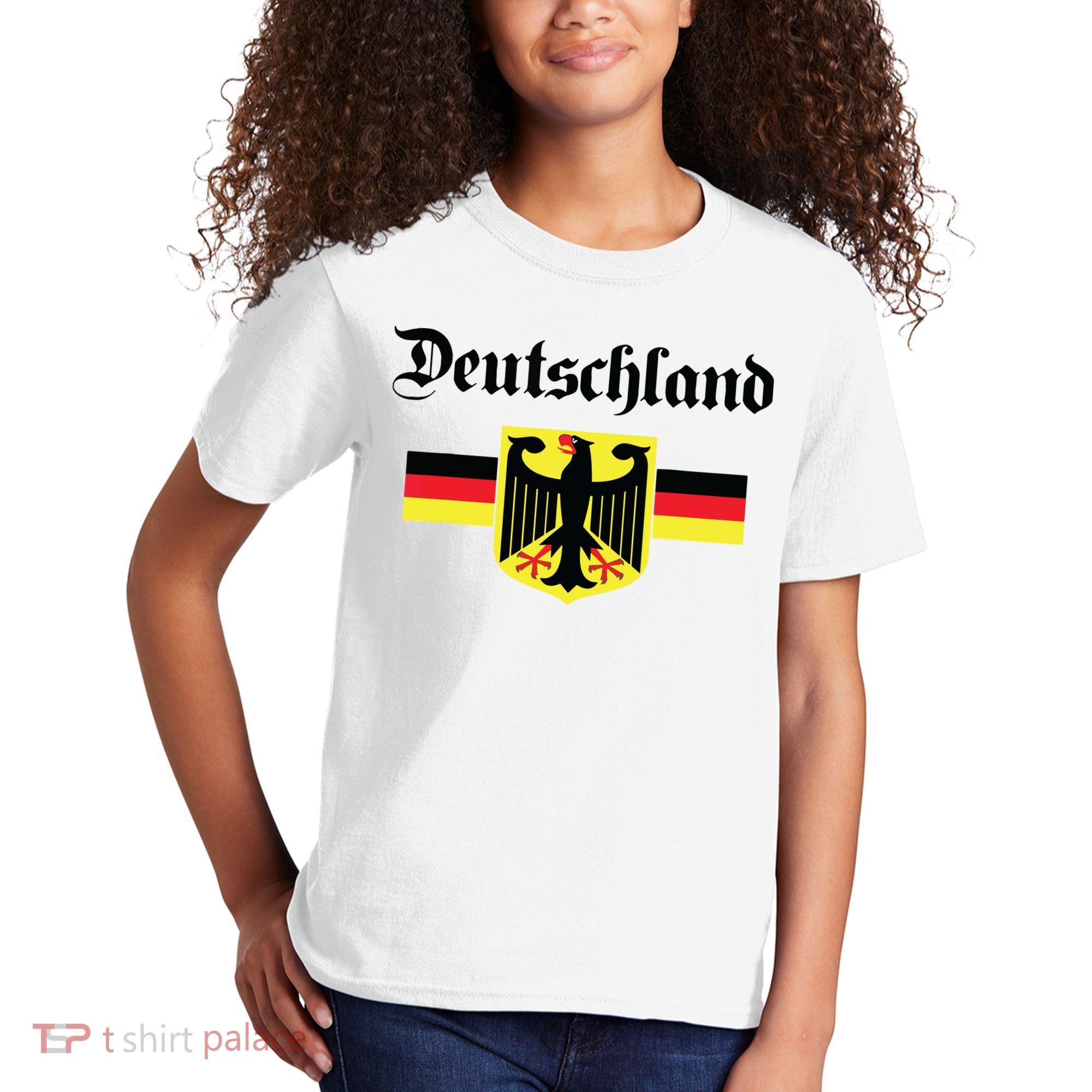 Deutschland Flag Of German Eagle Germany German Kids T-Shirt
