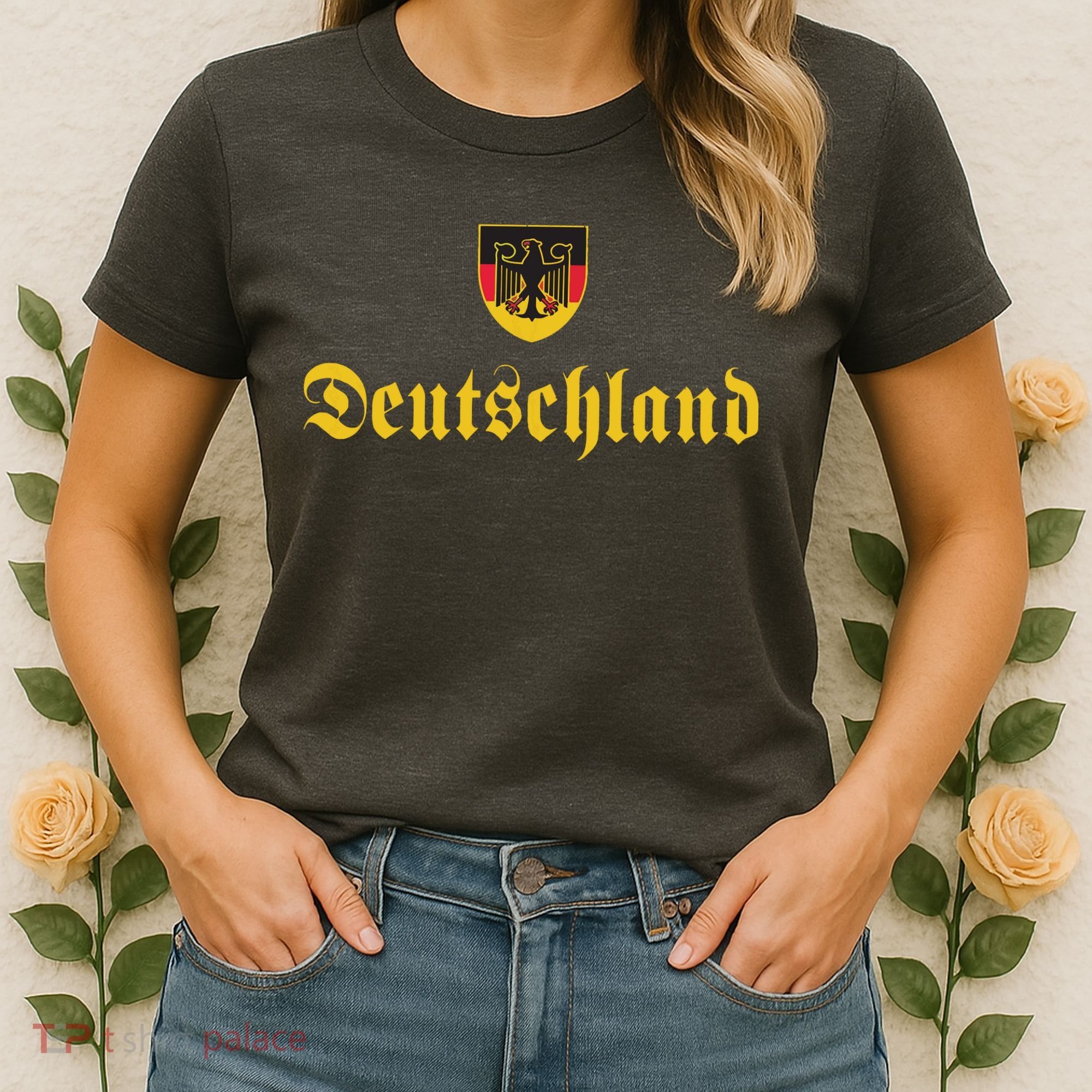 Deutschland Flag Of German I Love From Germany Women's T-Shirt