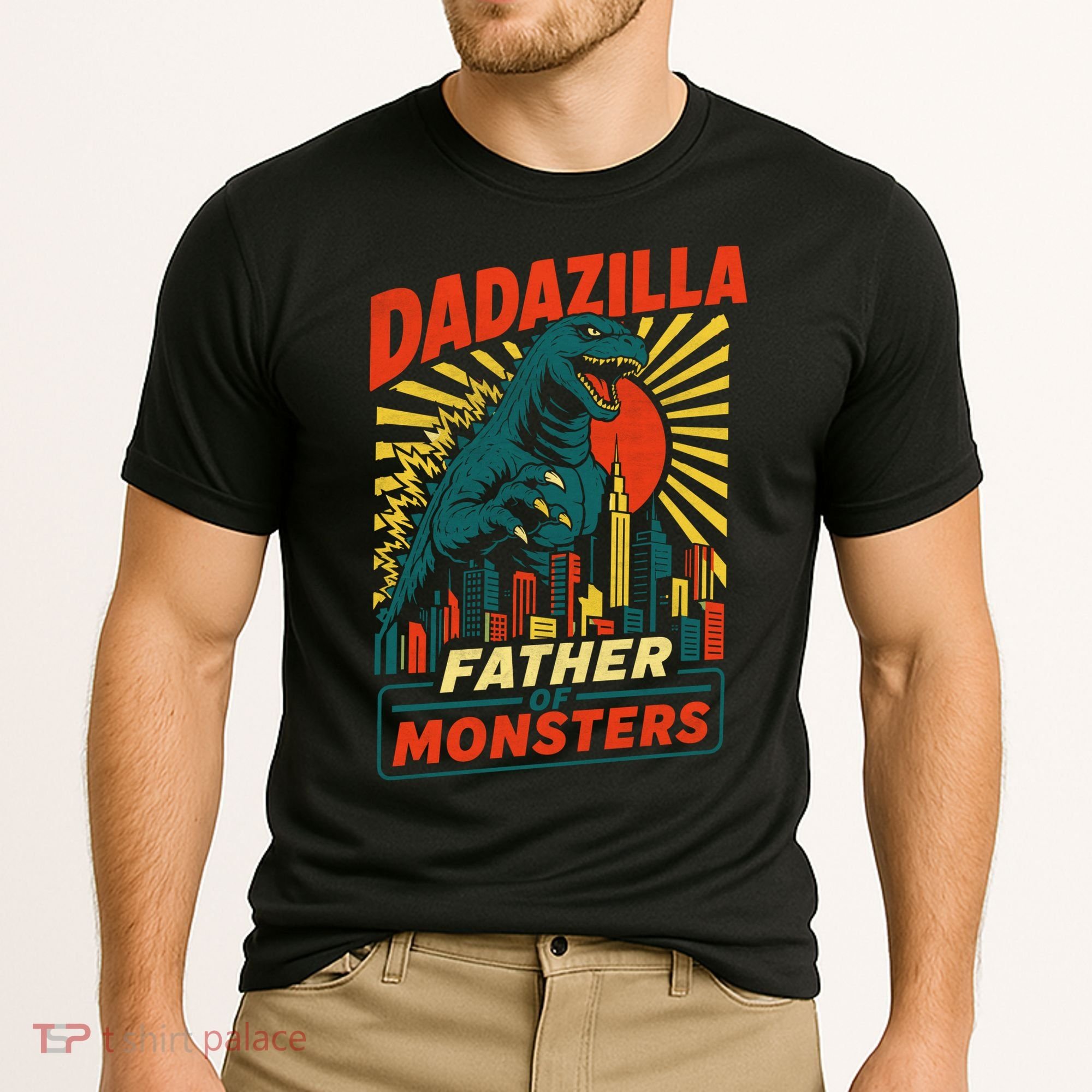 Dadazilla Father Of The Monsters Cooling Performance Crew T-Shirt