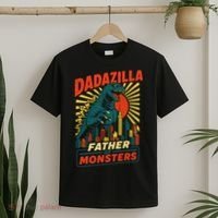 Dadazilla Father Of The Monsters T-Shirt thumb 2