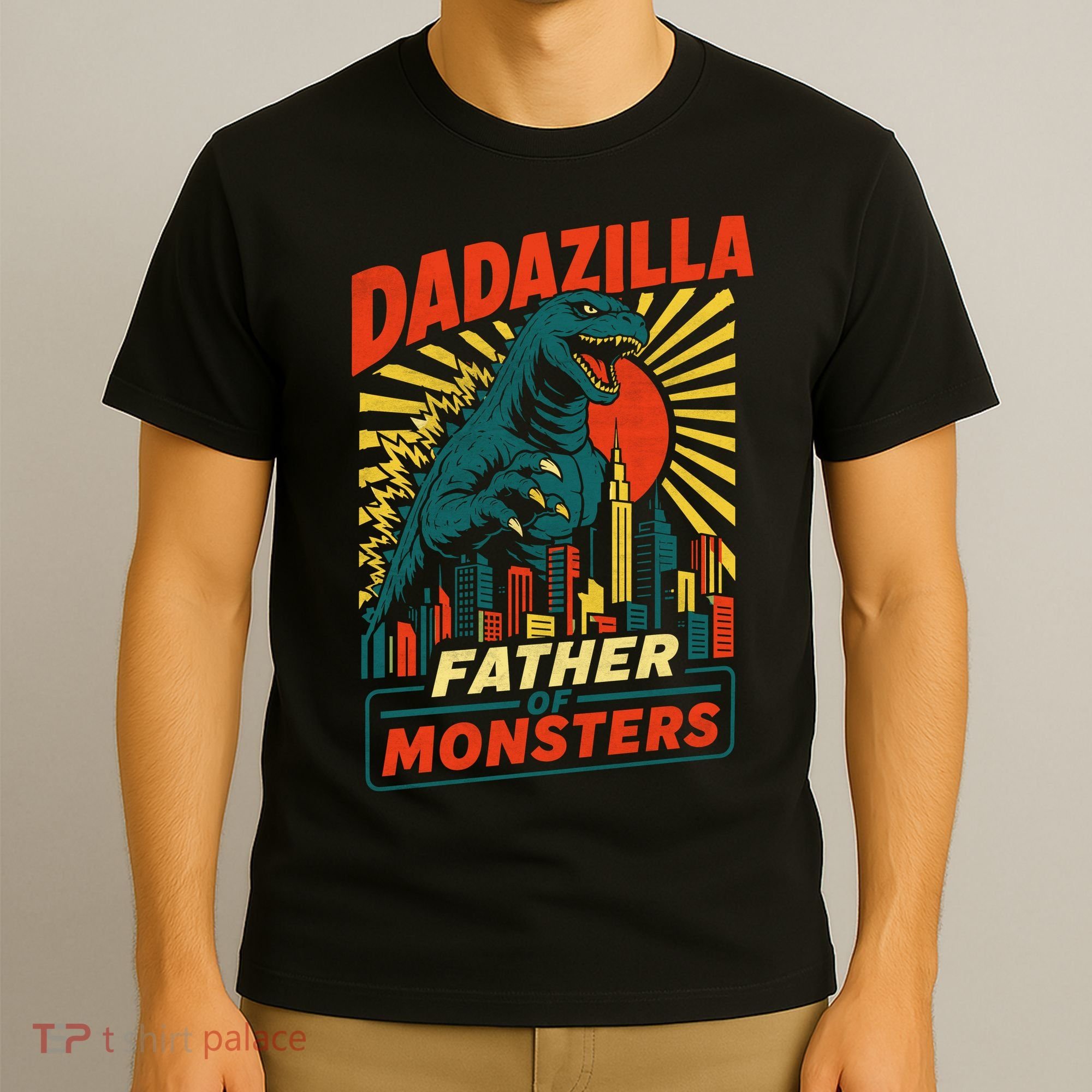 Dadazilla Father Of The Monsters T-Shirt