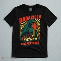 Dadazilla Father Of The Monsters T-Shirt thumb 5