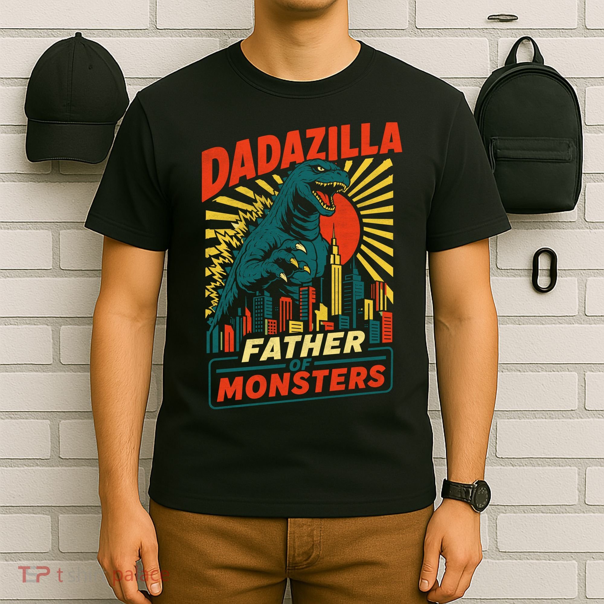 Dadazilla Father Of The Monsters T-Shirt