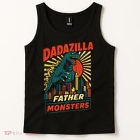 Dadazilla Father Of The Monsters Tank Top thumb 2
