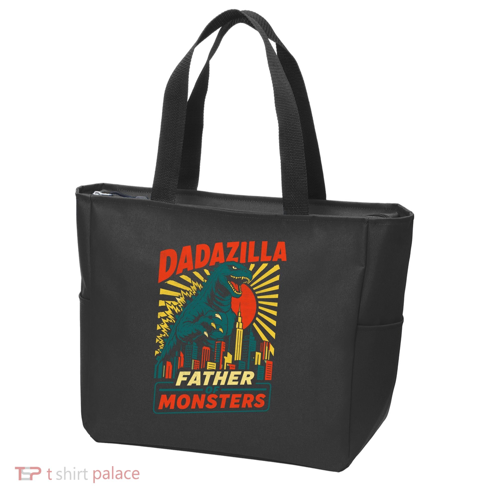 Dadazilla Father Of The Monsters Tote Bag