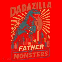 Dadazilla Father Of The Monsters Santa Hat thumb 1