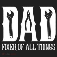 Dad Fixer Of All Things Funny Tools Dad Gifts Ladies Heavyweight Boxy Pullover Hoodie thumb 2