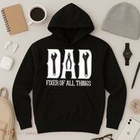 Dad Fixer Of All Things Funny Tools Dad Gifts Hoodie thumb 3