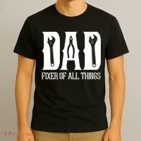 Dad Fixer Of All Things Funny Tools Dad Gifts T-Shirt thumb 3