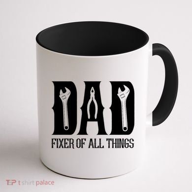 Dad Fixer Of All Things Funny Tools Dad Gifts Coffee Mug back