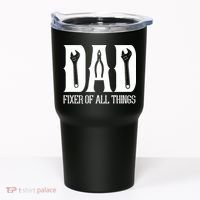 Dad Fixer Of All Things Funny Tools Dad Gifts Tumbler thumb 0