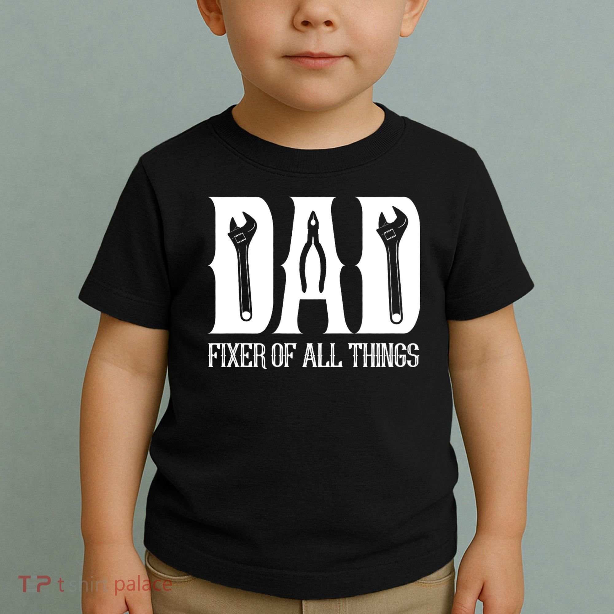 Dad Fixer Of All Things Funny Tools Dad Gifts Toddler T-Shirt