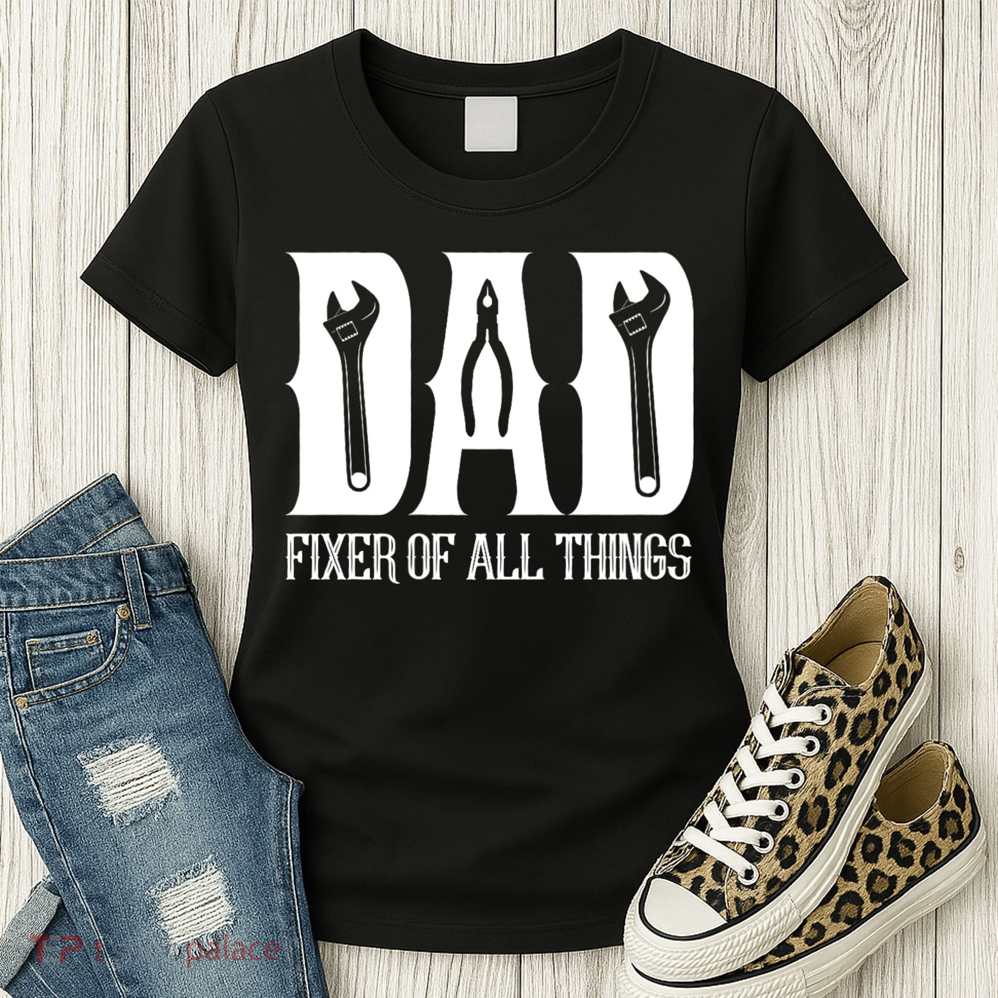 Dad Fixer Of All Things Funny Tools Dad Gifts Women's T-Shirt
