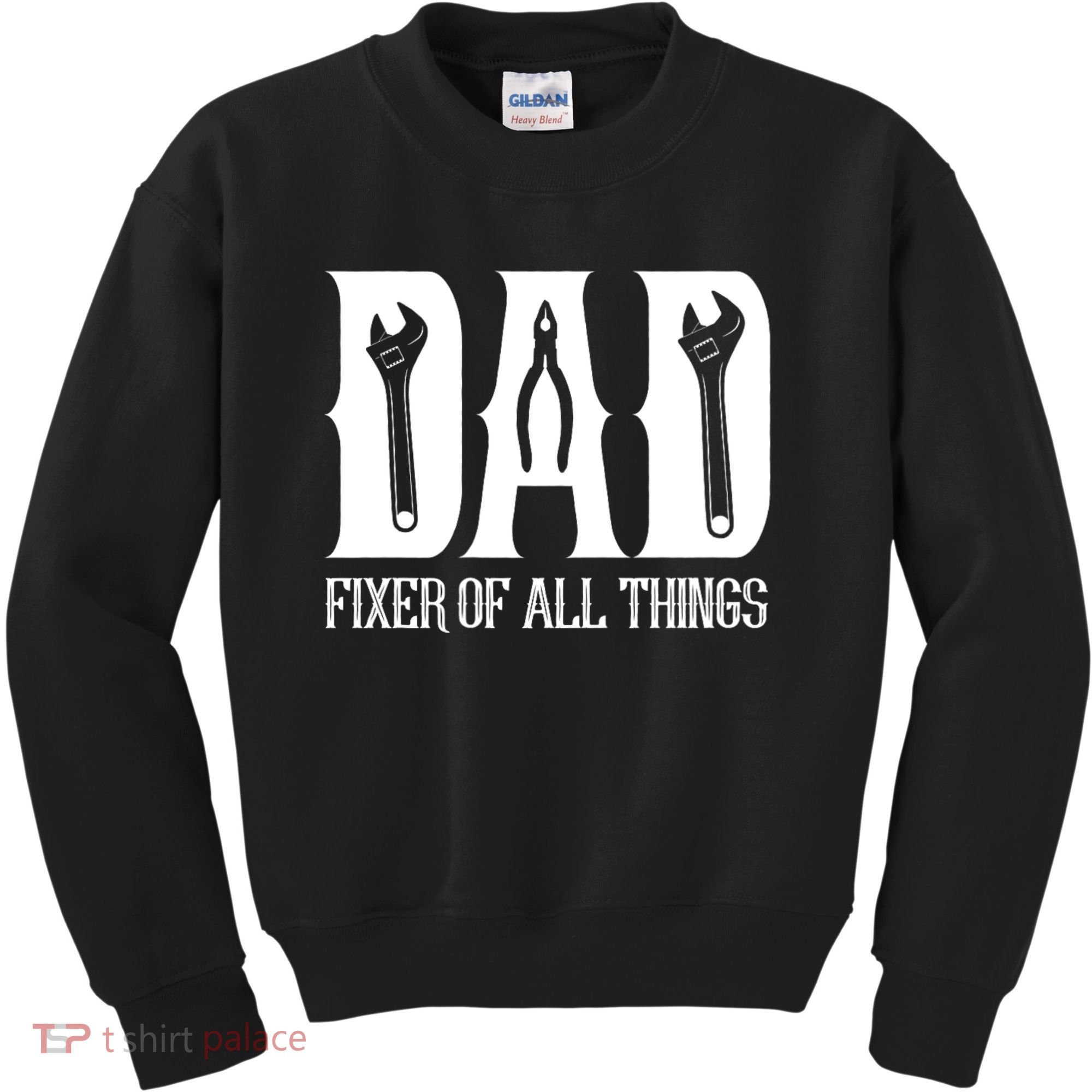 Dad Fixer Of All Things Funny Tools Dad Gifts Kids Sweatshirt