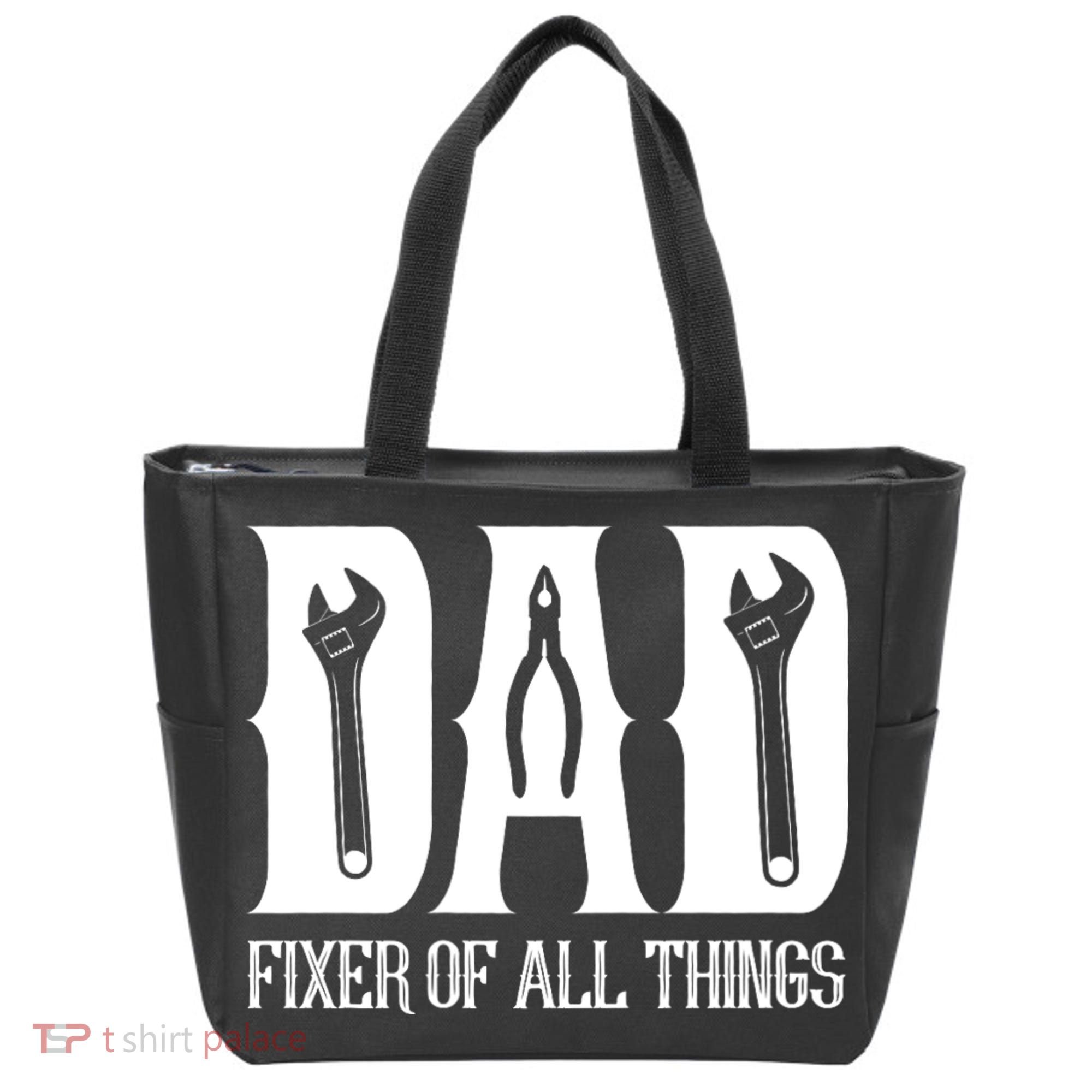 Dad Fixer Of All Things Funny Tools Dad Gifts Tote Bag