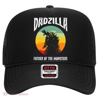 Dadzilla Father Of The Monsters Retro Vintage Sunset Hat
