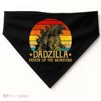 Dadzilla Father Of The Monsters Retro USA-Made Doggie Bandana thumb 0