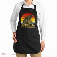 Dadzilla Father Of The Monsters Retro Apron thumb 2