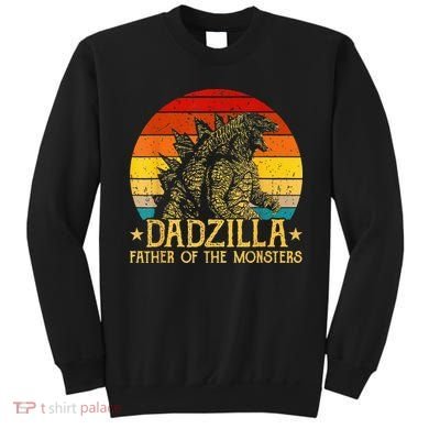 Dadzilla Father Of The Monsters Retro Sweatshirt