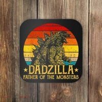 Dadzilla Father Of The Monsters Retro Coaster thumb 0