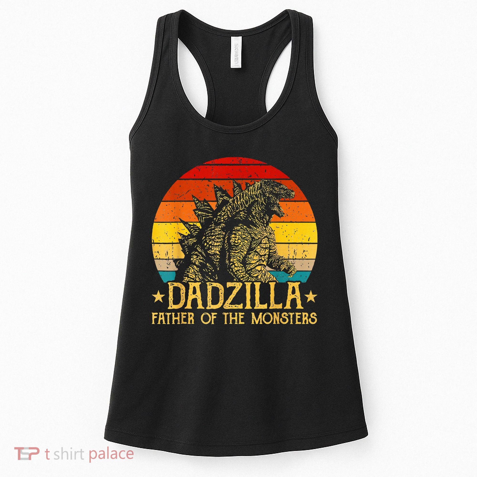 Dadzilla Father Of The Monsters Retro Women's Tank Top