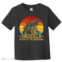 Dadzilla Father Of The Monsters Retro Toddler T-Shirt thumb 0