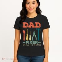 Dad Fixer Of All Things Dad Fixer Of All The Things Women's T-Shirt thumb 4