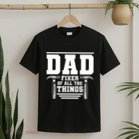 Dad Fixer Of All The Things Handyman Dads T-Shirt thumb 2