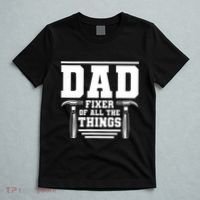 Dad Fixer Of All The Things Handyman Dads T-Shirt thumb 5
