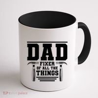 Dad Fixer Of All The Things Handyman Dads Coffee Mug thumb 1