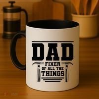 Dad Fixer Of All The Things Handyman Dads Coffee Mug thumb 4