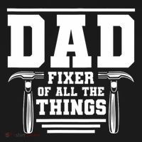 Dad Fixer Of All The Things Handyman Dads Women's Hoodie thumb 2