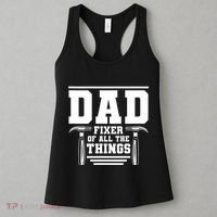 Dad Fixer Of All The Things Handyman Dads Women's Tank Top thumb 3