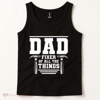 Dad Fixer Of All The Things Handyman Dads Tank Top thumb 2