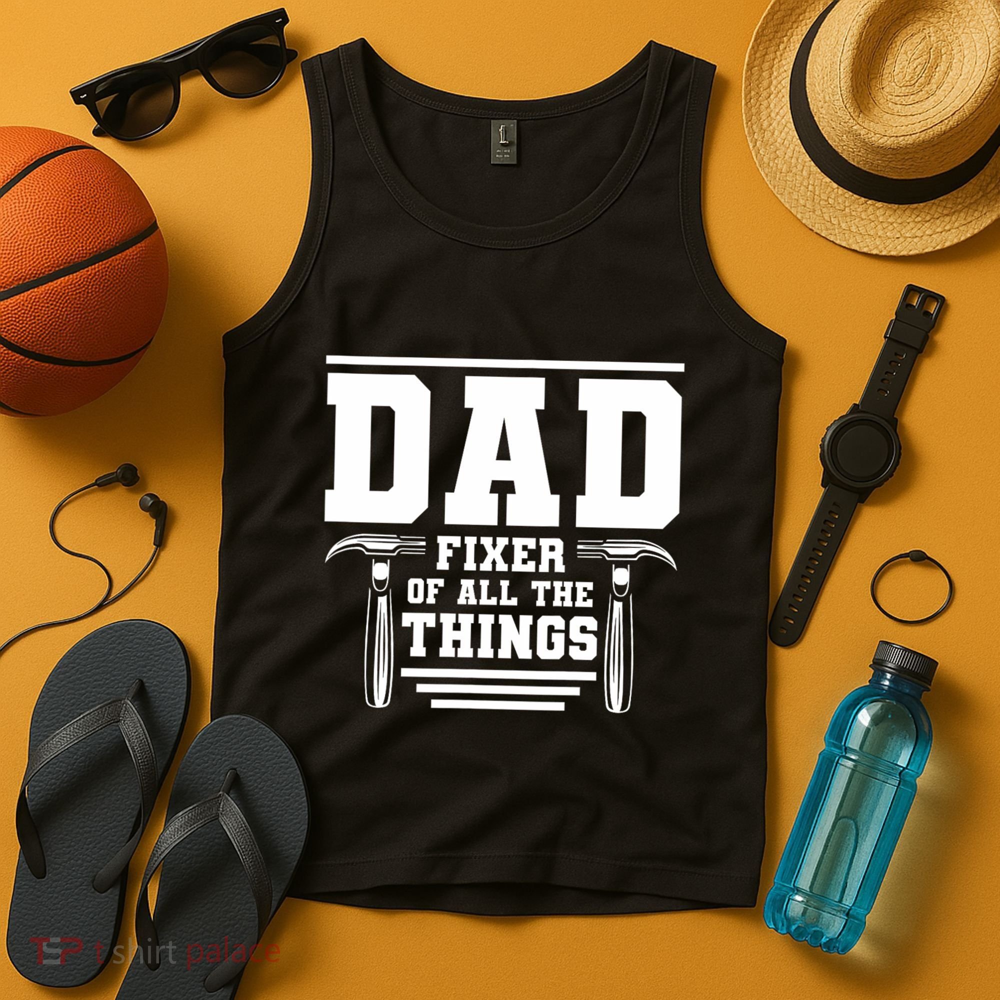 Dad Fixer Of All The Things Handyman Dads Tank Top
